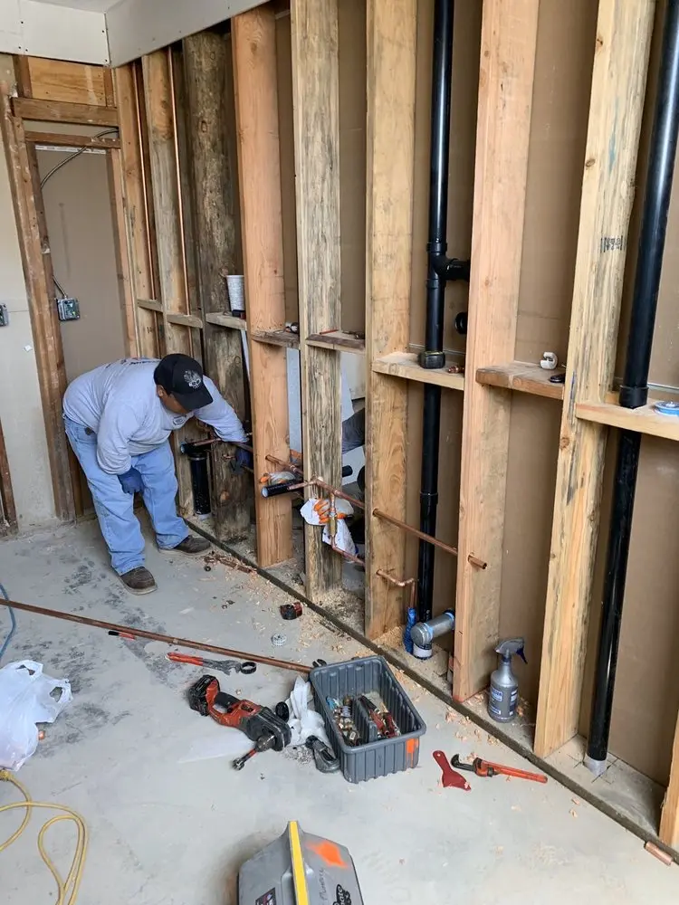 Commercial rough-in plumbing for Gas Line Repair in Sky Harbor